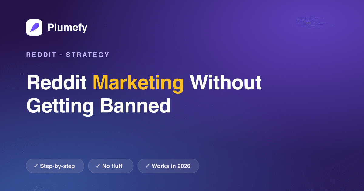 Reddit Marketing Without Getting Banned — cover image