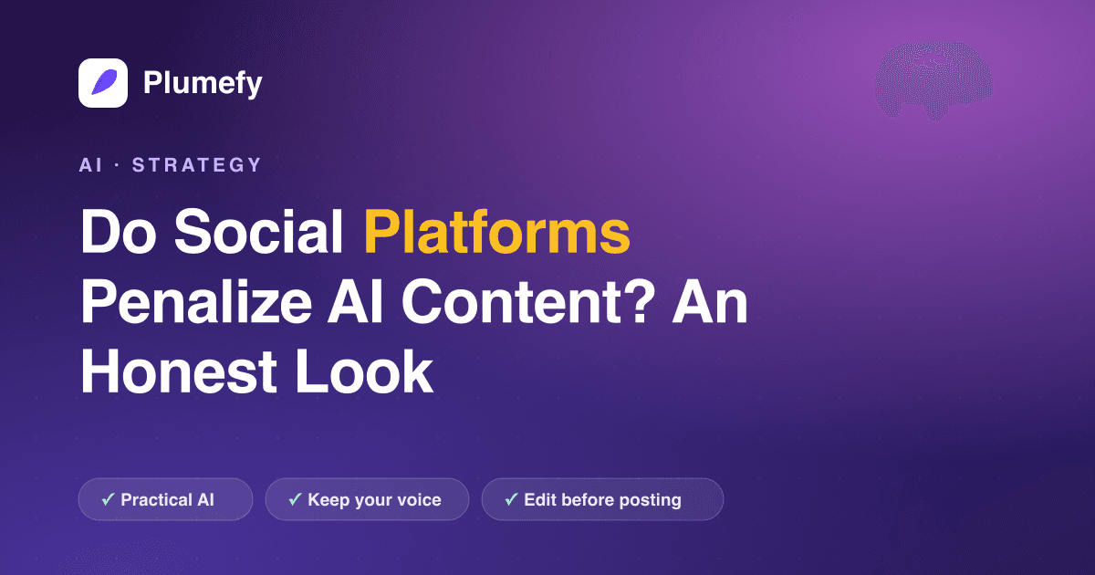 Do Social Platforms Penalize AI Content? An Honest Look — cover image