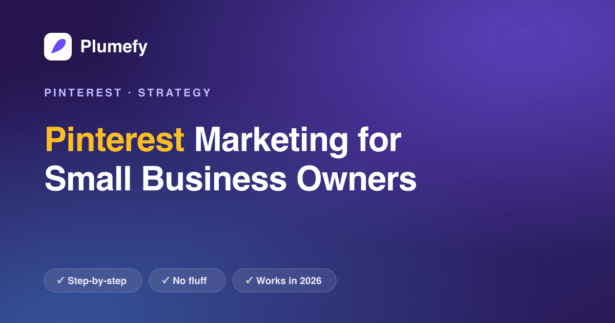 Pinterest Marketing for Small Business Owners — cover image